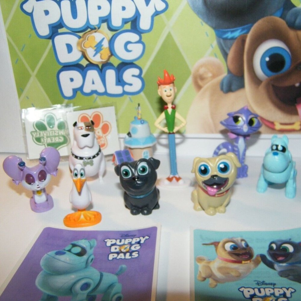 Disney Puppy Dog Pals Party Favors Set of 12 with 10 fun Figures and More